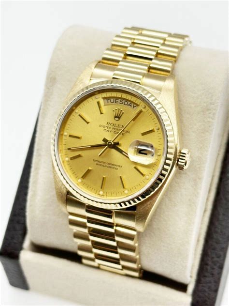 rolex 18038 champagne|rolex 18038 production years.